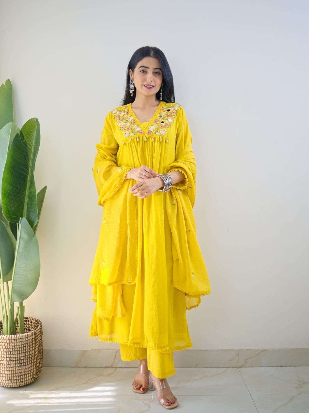 MANSI VOL-34 BY ASLIWHOLESALE COTTON EMBROIDERY STITCHED DRESSES-00211