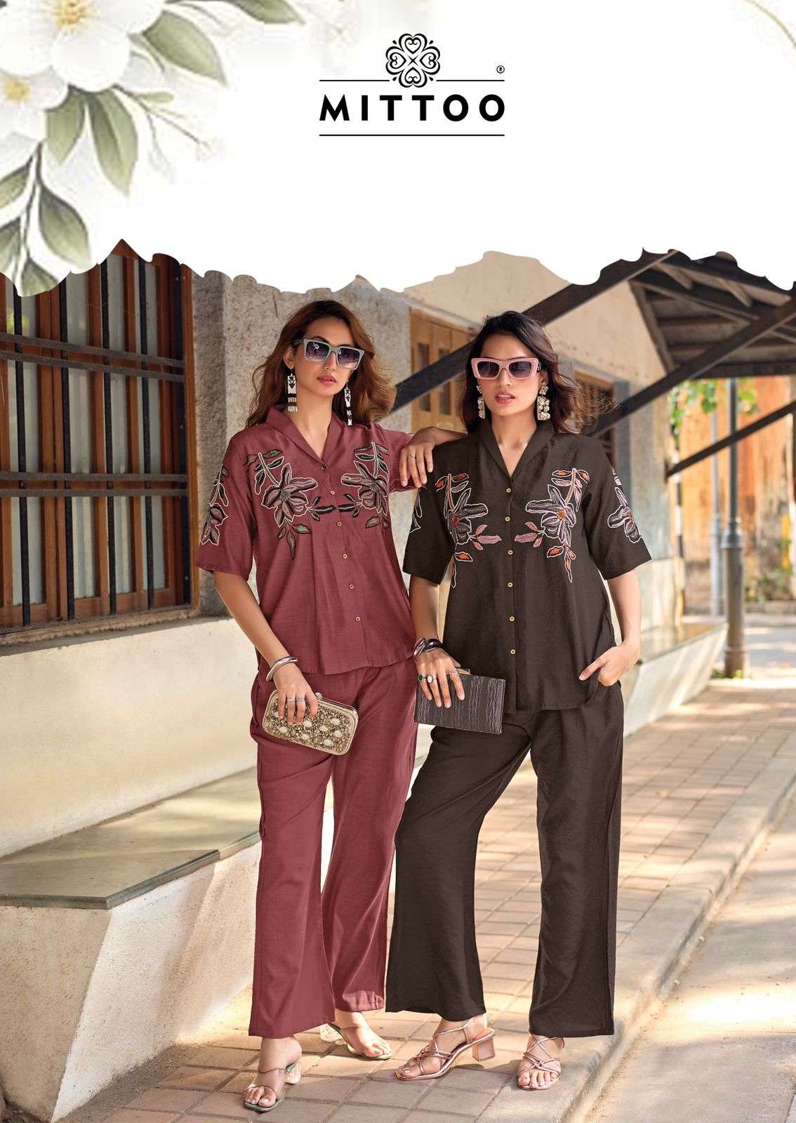 MITTOO DAIZY VOL-02 2007 TO 2012 SERIES VISCOSE PRINTED CO-ORD SET-00014