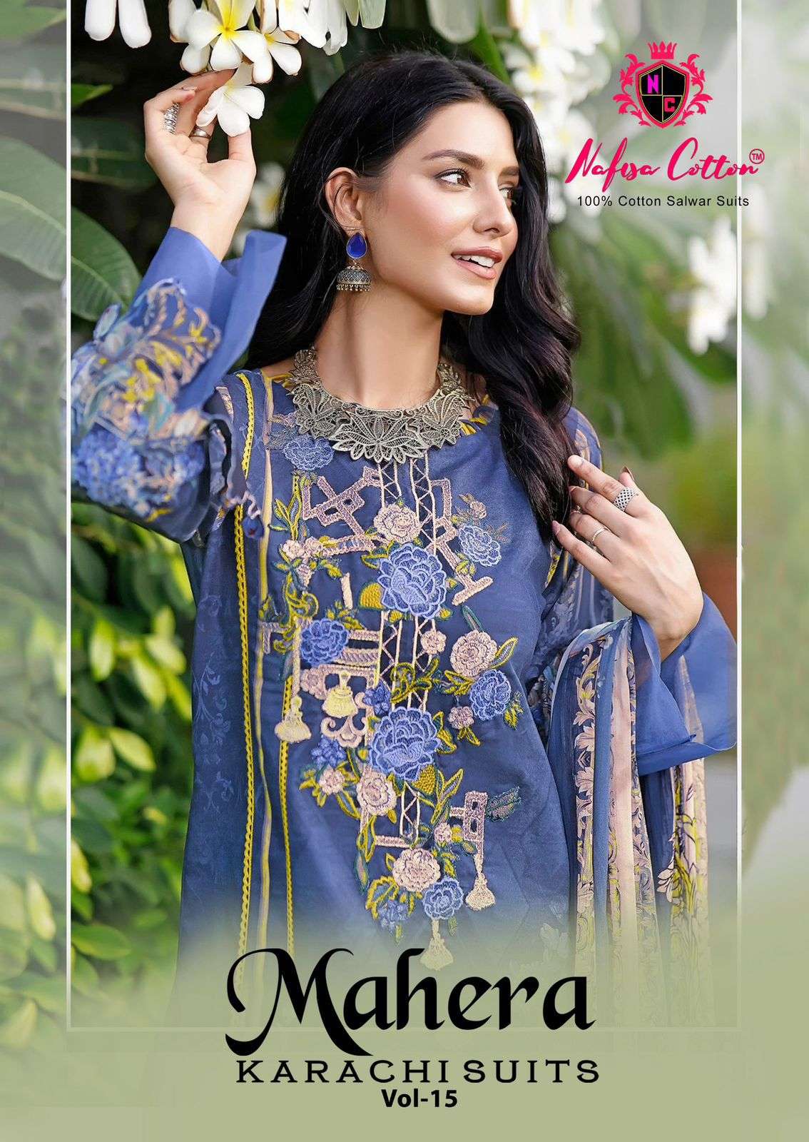 NAFISA MAHERA KARACHI VOL-15 15001 TO 15006 SERIES COTTON PAKISTANI DRESSES-00062