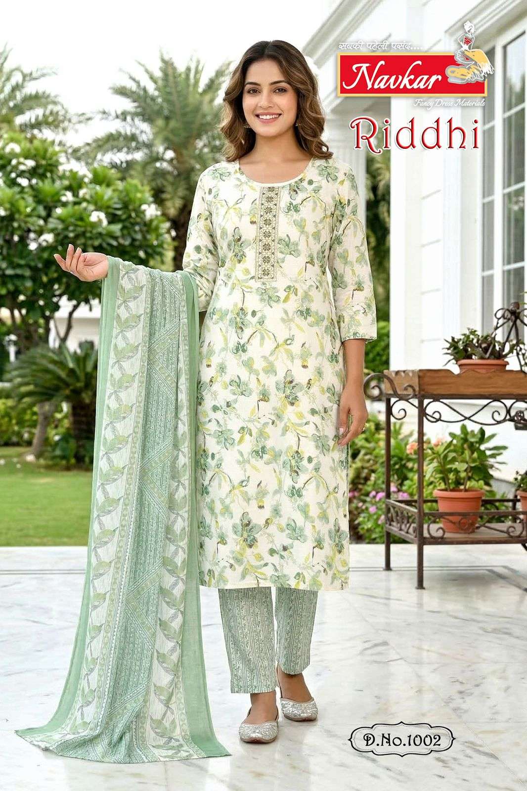 NAVKAR RIDDHI VOL-1 01 TO 08 SERIES CAPSULE PRINTED STITCHED DRESSES SET-00140