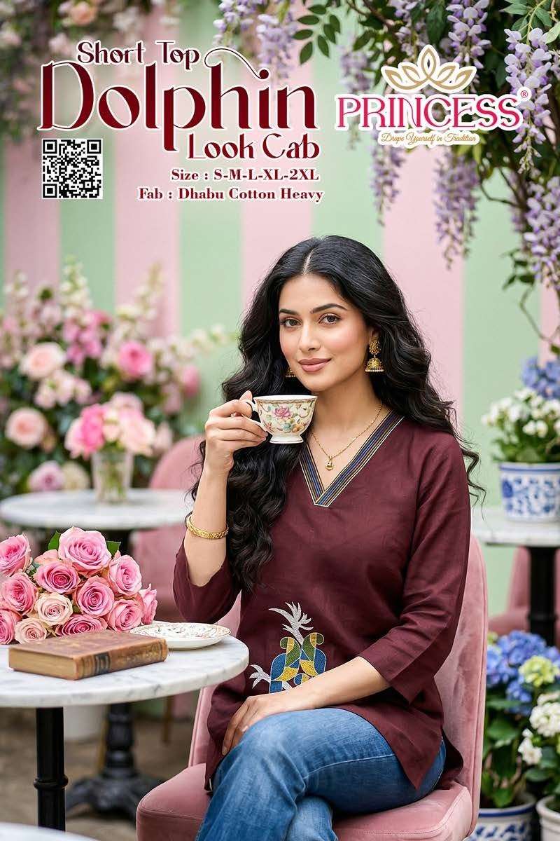 PRINCESS DOLPHIN 101 TO 106 SERIES COTTON STITCHED KURTIS-00320