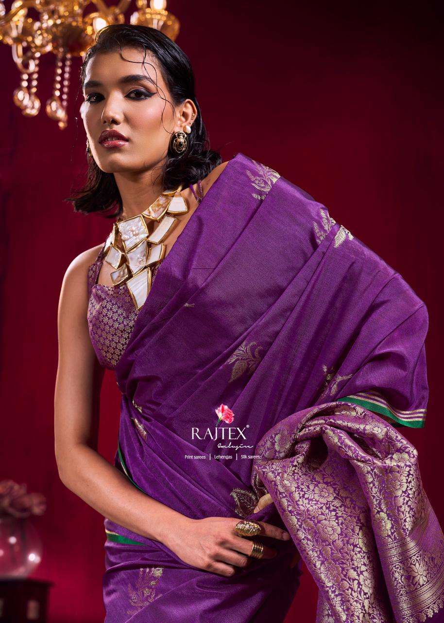 RAJTEX WINE LOTUS 001 TO 006 SERIES SATIN LINEN SILK PRINTED SAREES-00137