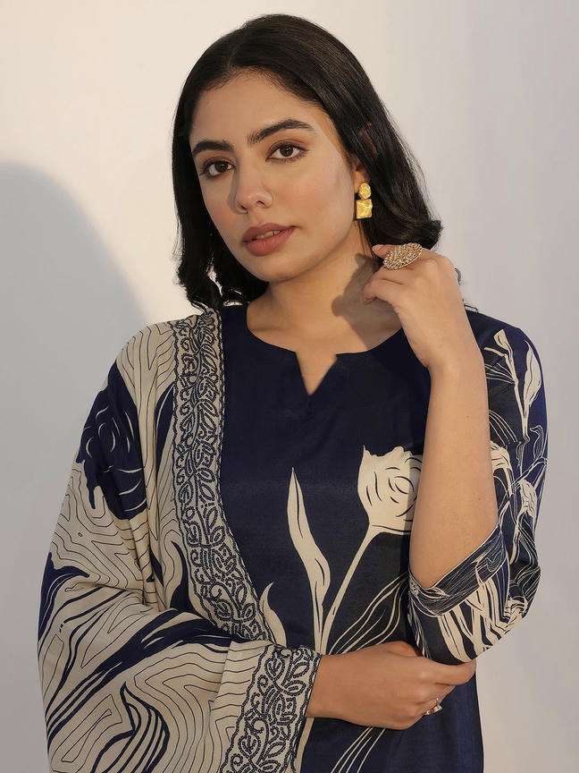 RIVA BY ASLIWHOLESALE SILK PRINTED STITCHED DRESSES - 00264