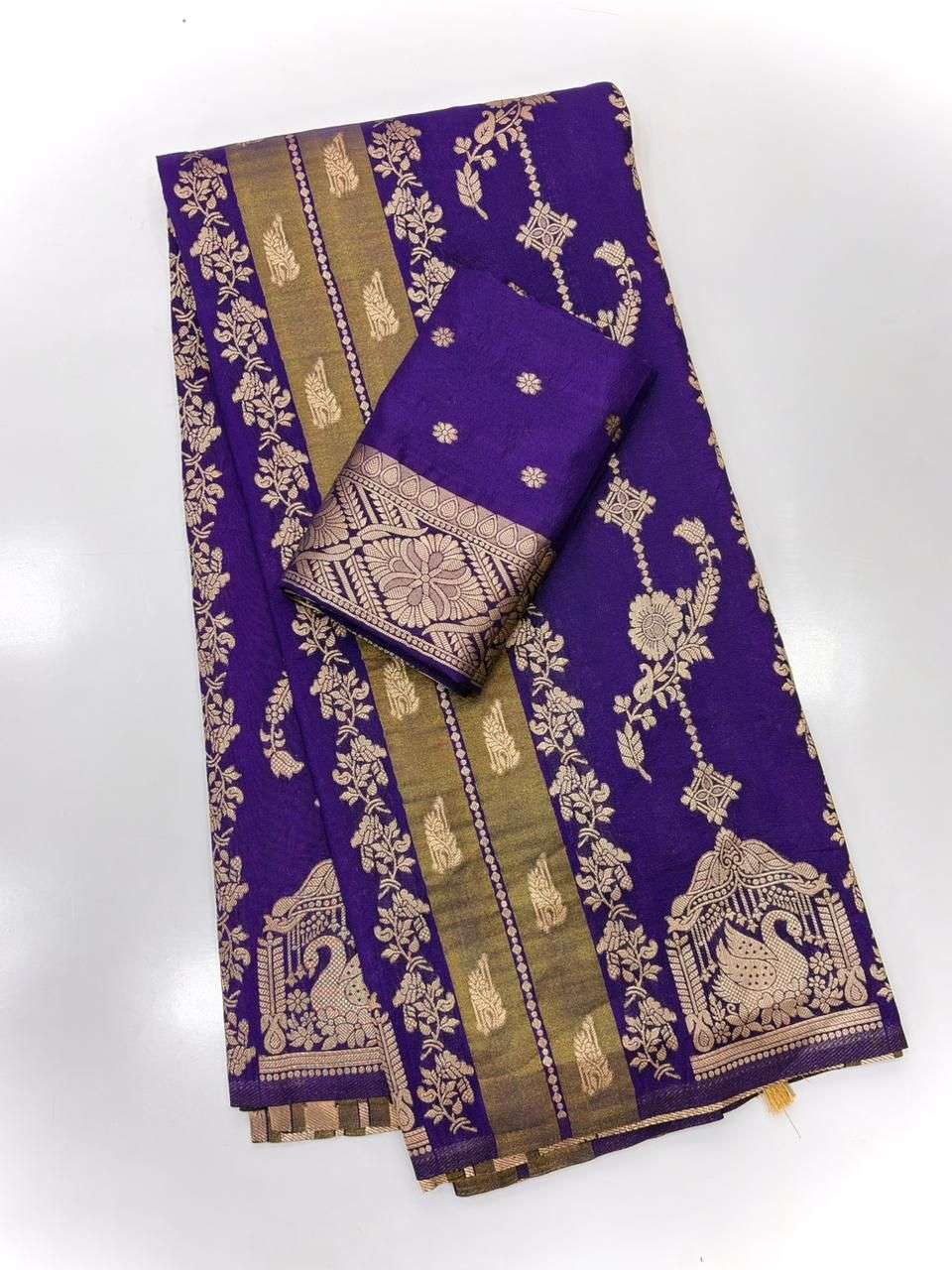 SF-1074 BY ASLIWHOLESALE TISSUE PAITHANI SILK SAREES - 00314