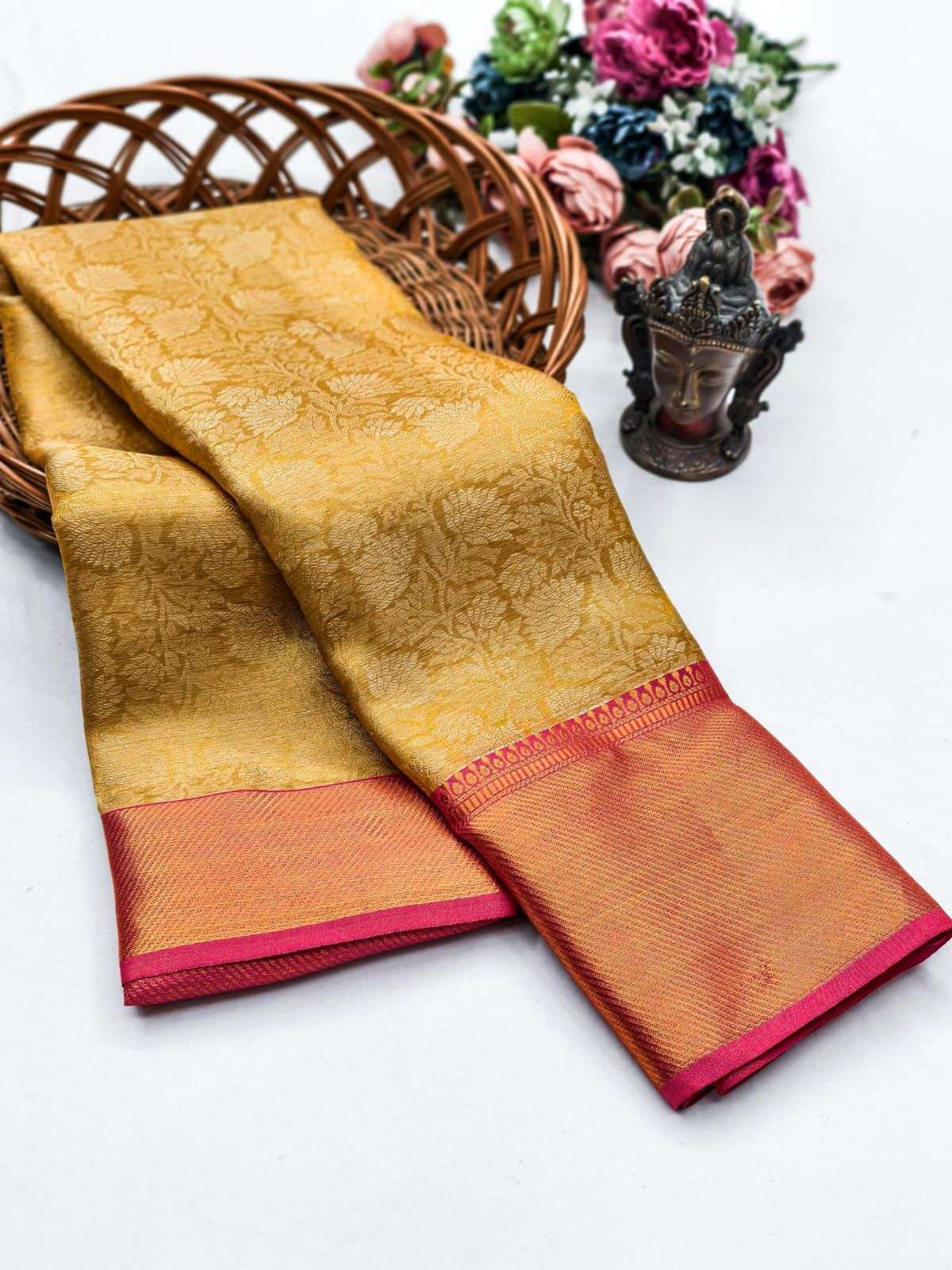 SF-1080 BY ASLIWHOLESALE SILK ZARI WEAVING SAREES - 00314