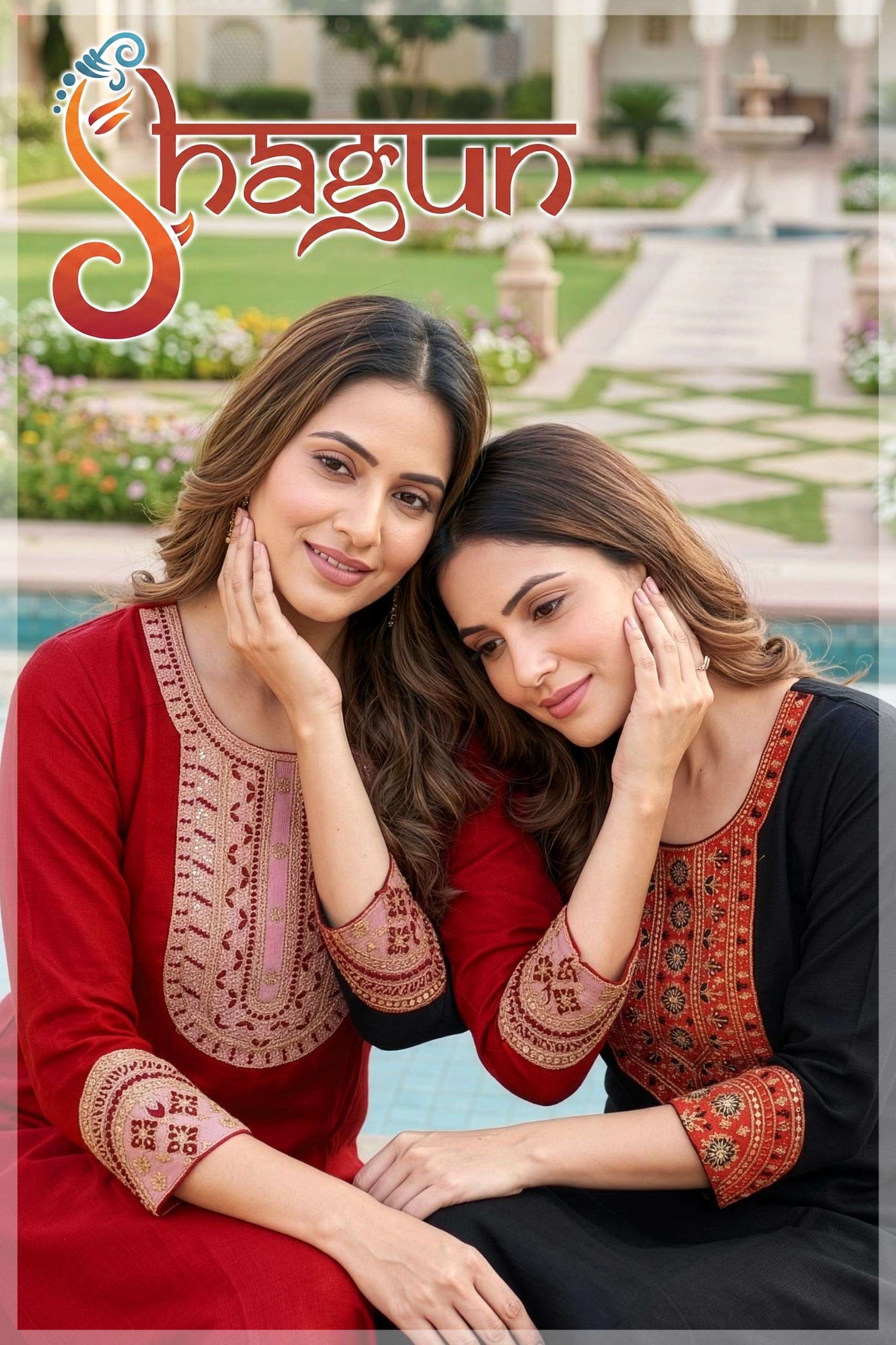 SHAGUN BY ASLIWHOLESALE VATICAN SILK STITCHED DRESSES - 00320