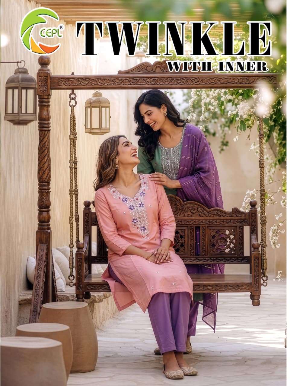 TWINKLE BY ASLIWHOLESALE ROMAN SILK SEQUNCE WORK EMBROIDERY DRESSES - 00320