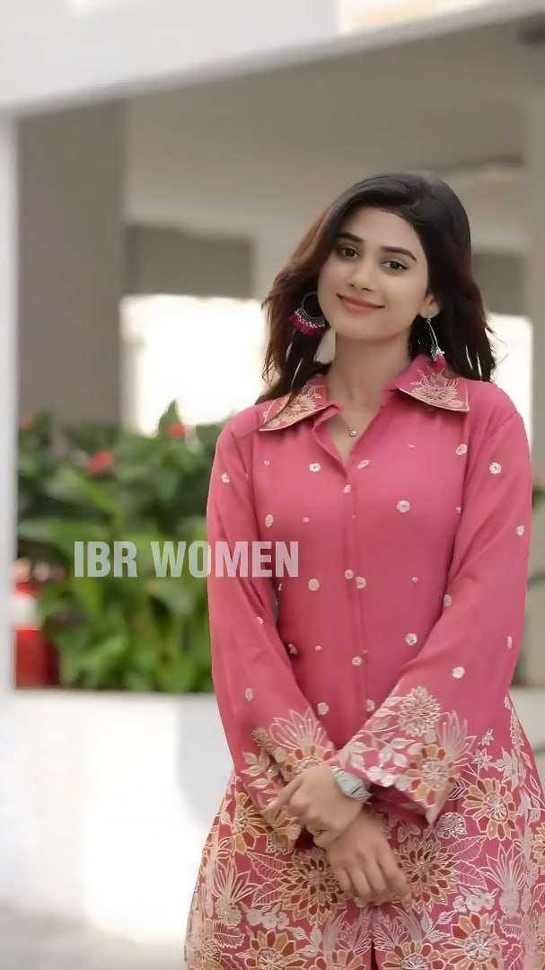 YD-037 BY ASLIWHOLESALE CHINON SILK EMBROIDERY SEQUNCE WORK CO-ORD SET - 00104
