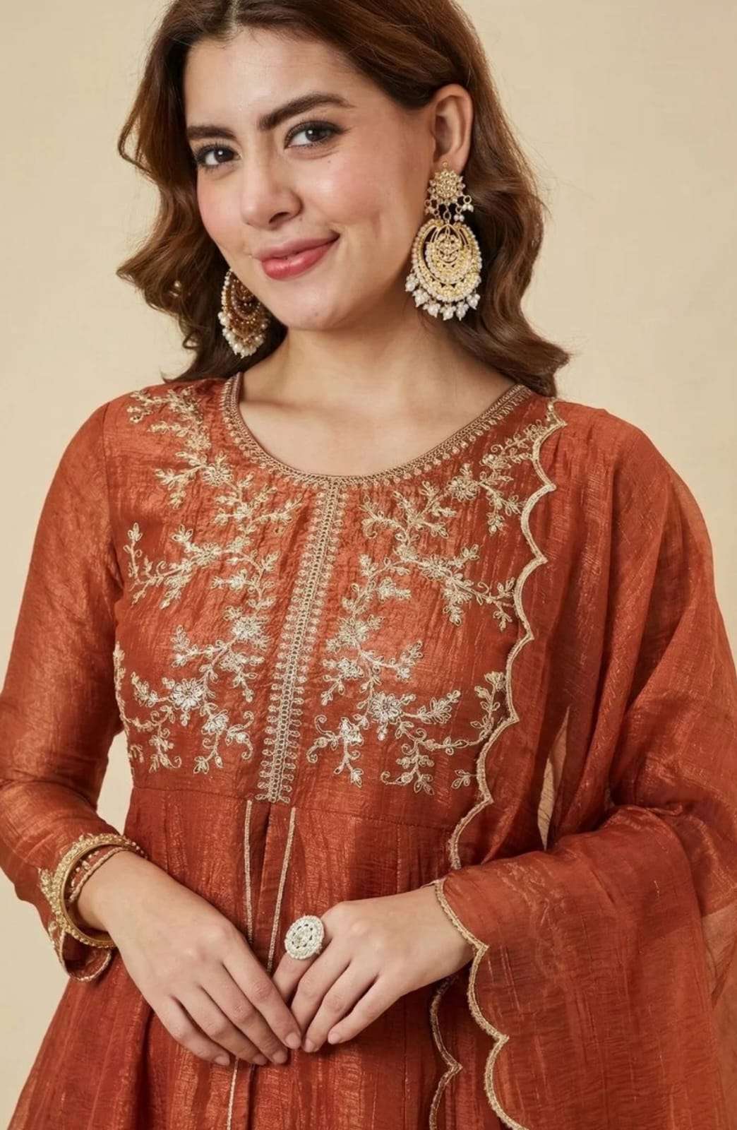 DEVANSHI 2 BY ASLIWHOLESALE CRUNCHY SILK WITH SEQUENCE EMBROIDERY DRESSES - 00264