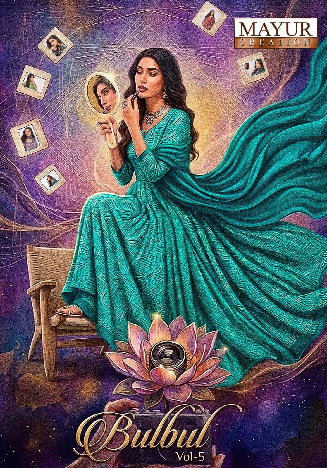 MAYUR CREATION BULBUL VOL-05 5001 TO 5010 SERIES COTTON UNSTITCHED PUNJABI SUIT-00062