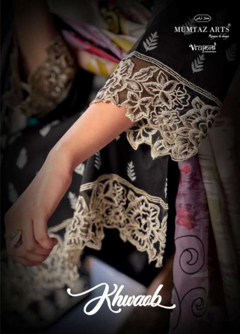 MUMTAZ ART KHWAAB 1001 TO 1006 SERIES VISCOSE UNSTITCHED PAKISTANI SUIT SET-00201