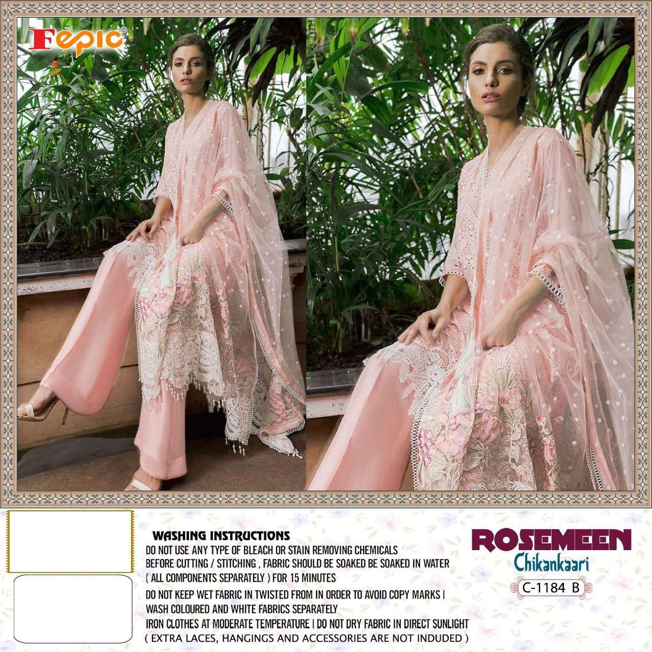 rosemeen zc chikankari
